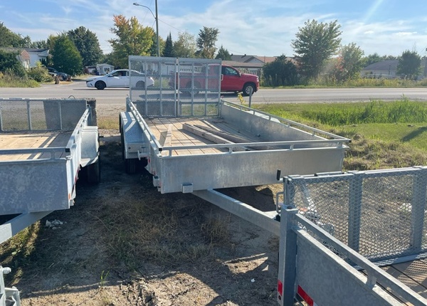 Remorque pour VTT ou C&ocirc;te-&agrave;-C&ocirc;te